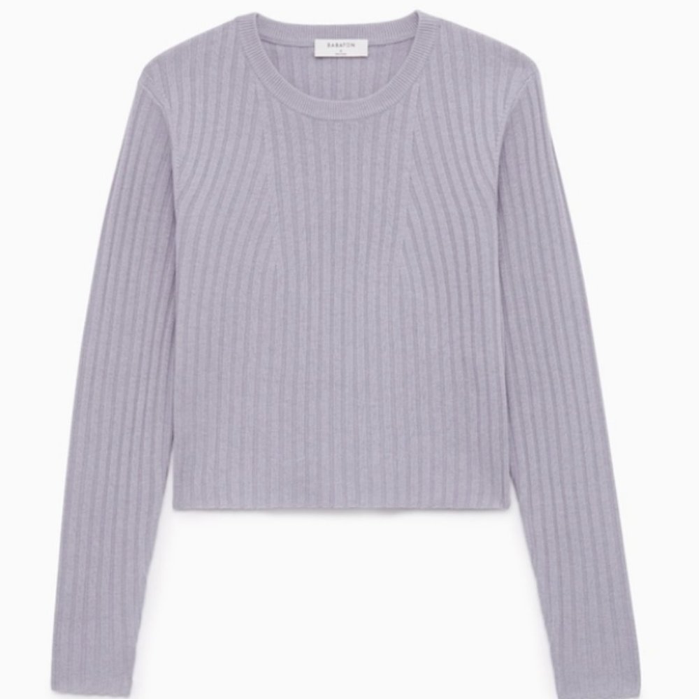Aritzia Babaton Nathaniel cropped fitted sweater